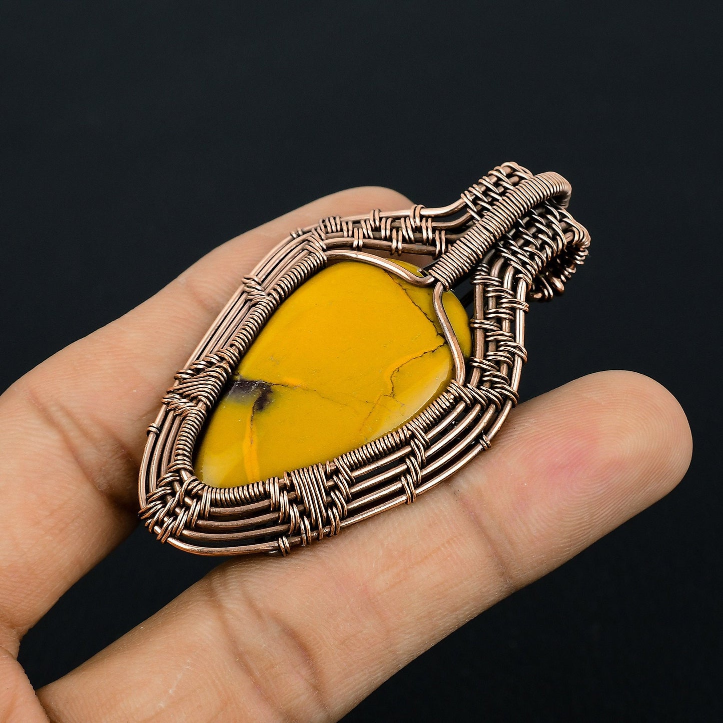 Multicolor Mookaite Gemstone Pendant