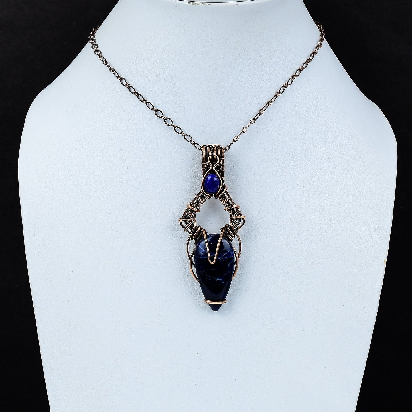 Blue Sodalite Gemstone Pendant