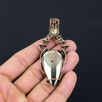 Golden Pyrite Gemstone Pendant