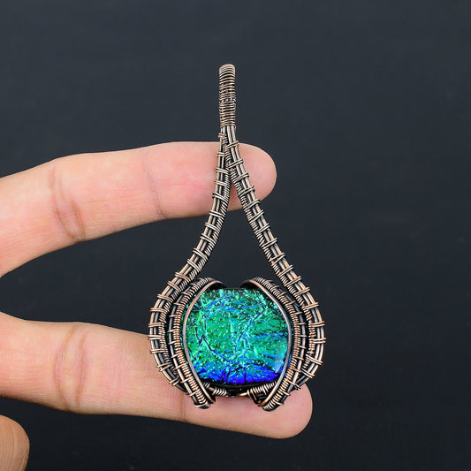 Multicolor Opal Gemstone Pendant
