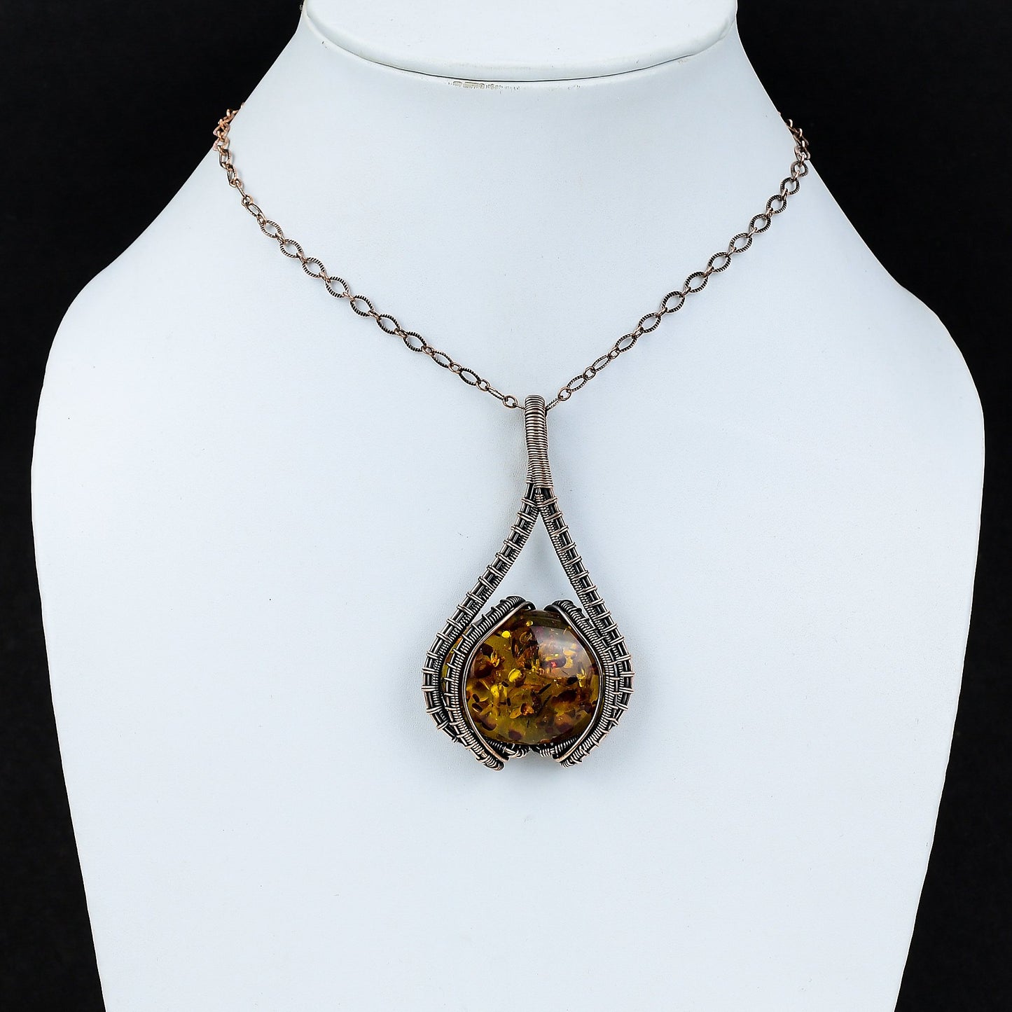 Amber Gemstone Pendant