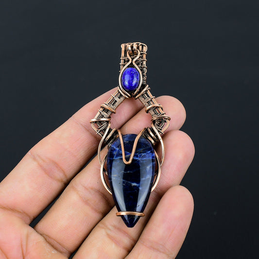 Blue Sodalite Gemstone Pendant