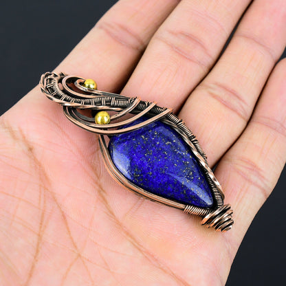 Blue Lapis Lazuli Gemstone Pendant