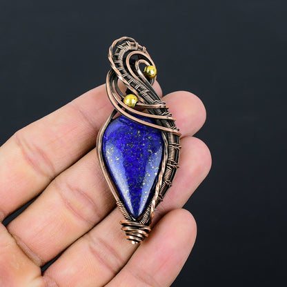 Blue Lapis Lazuli Gemstone Pendant