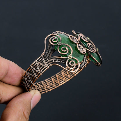 Green Emerald Gemstone Bangle