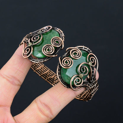 Green Emerald Gemstone Bangle