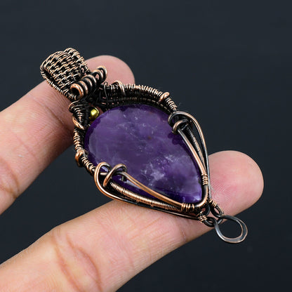 Purple Amethyst Gemstone Pendant