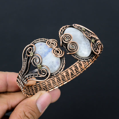 Rainbow Moonstone Gemstone Bracelet