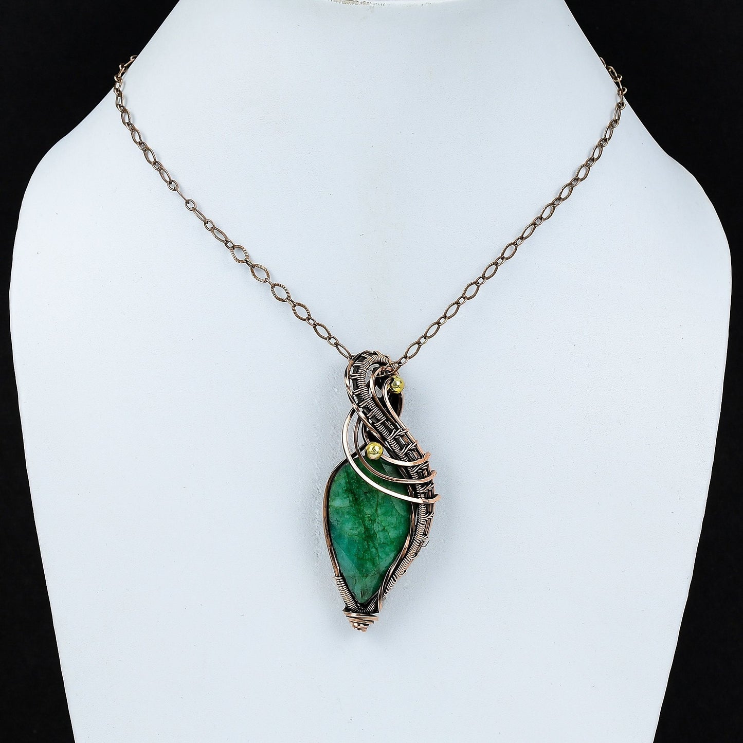 Emerald Green Gemstone Pendant