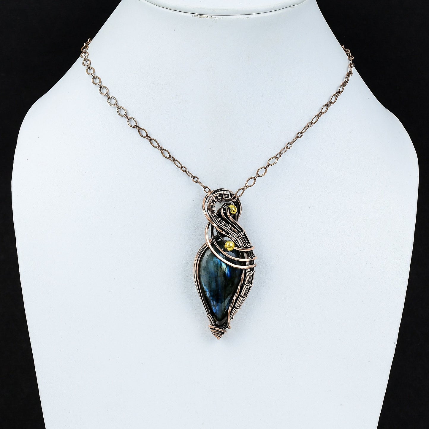 Blue Labradorite Gemstone Pendant