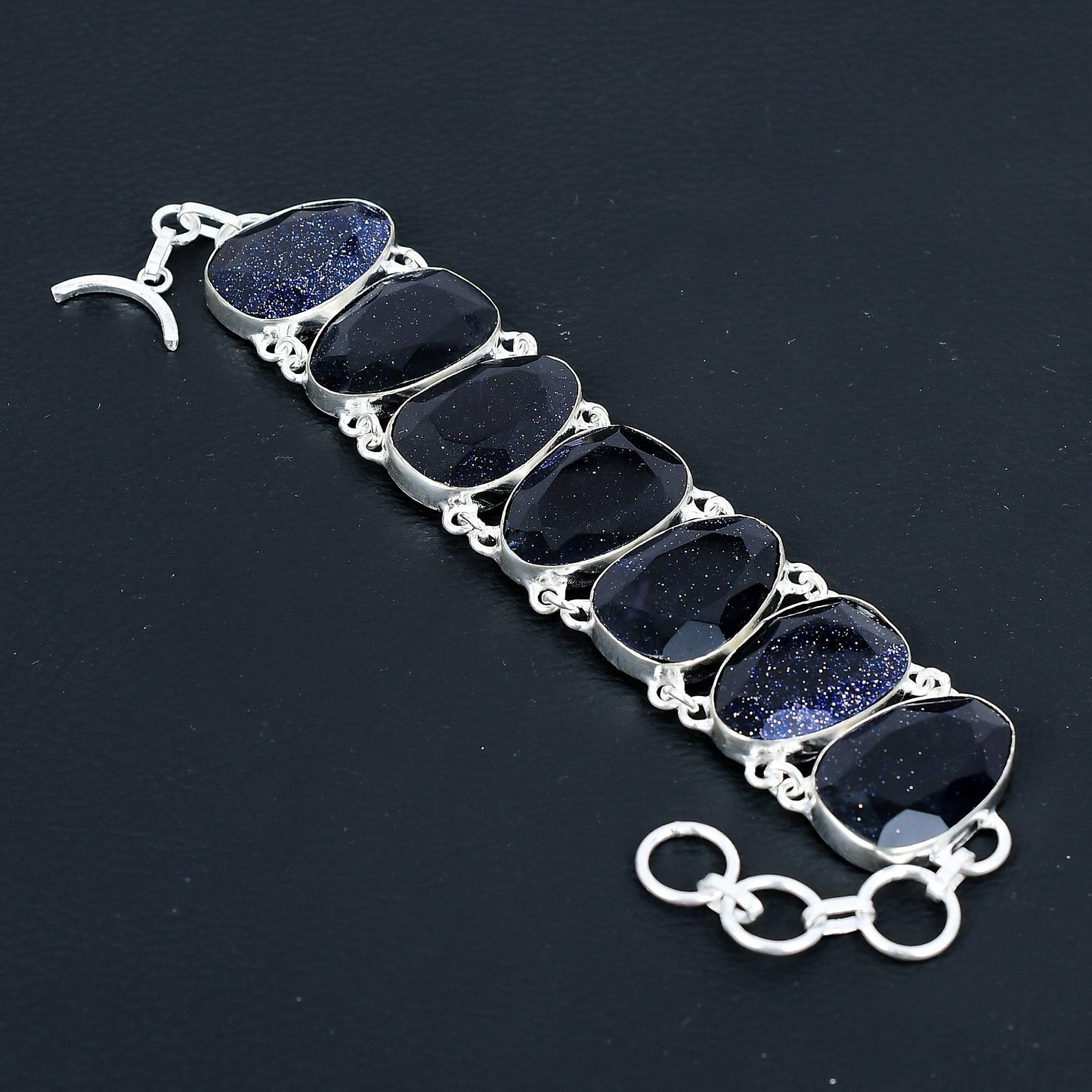 Dainty Blue Sunstone Bracelet