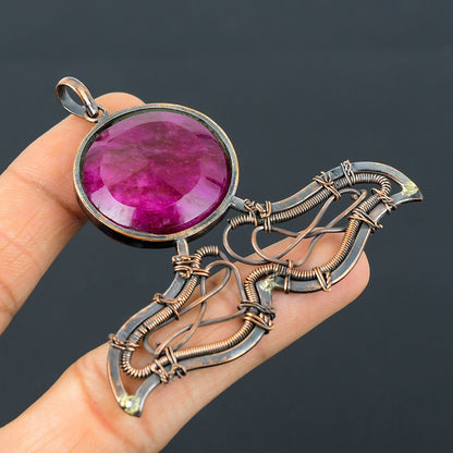Red Ruby Gemstone Pendant