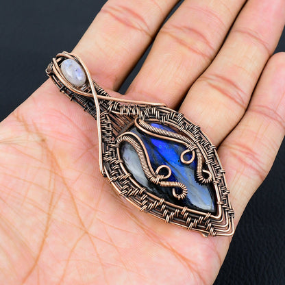 Blue Labradorite Gemstone Pendant