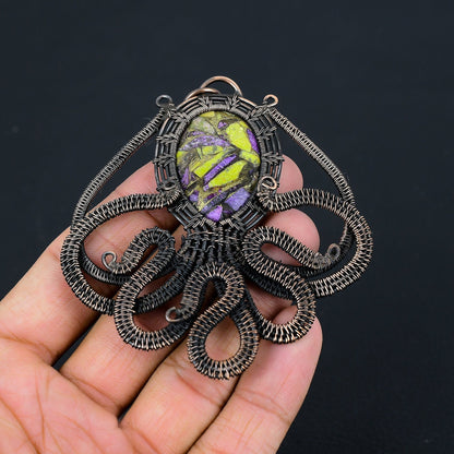 Green Atlantisite Gemstone Pendant