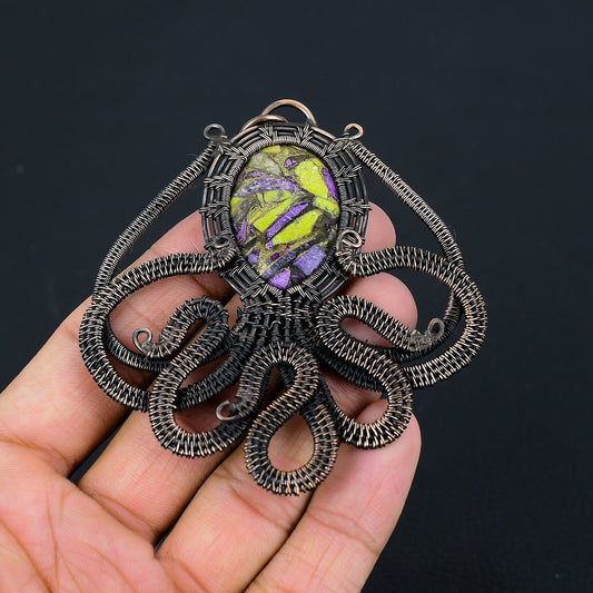 Green Atlantisite Gemstone Pendant