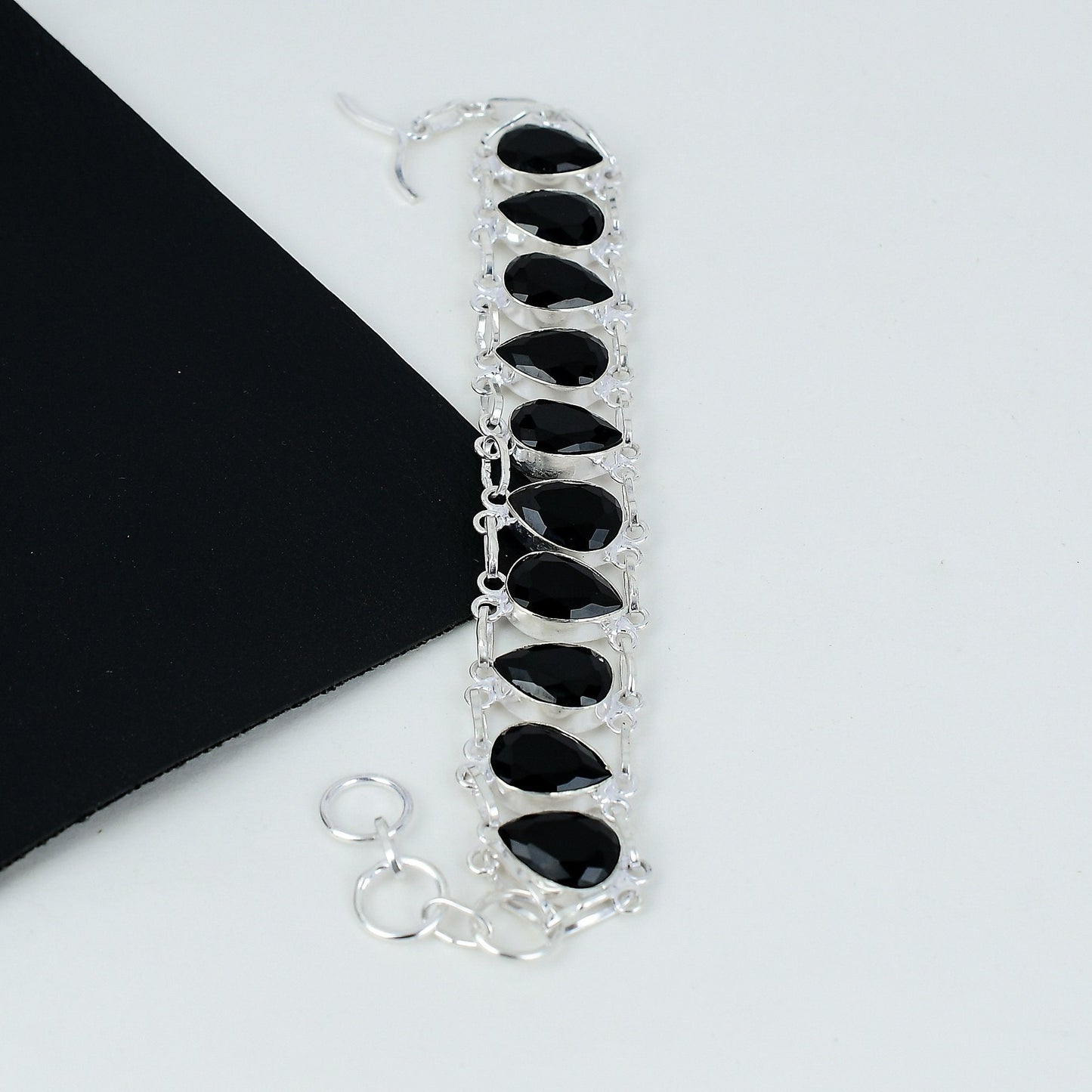 Black Spinel Gemstone Bracelet