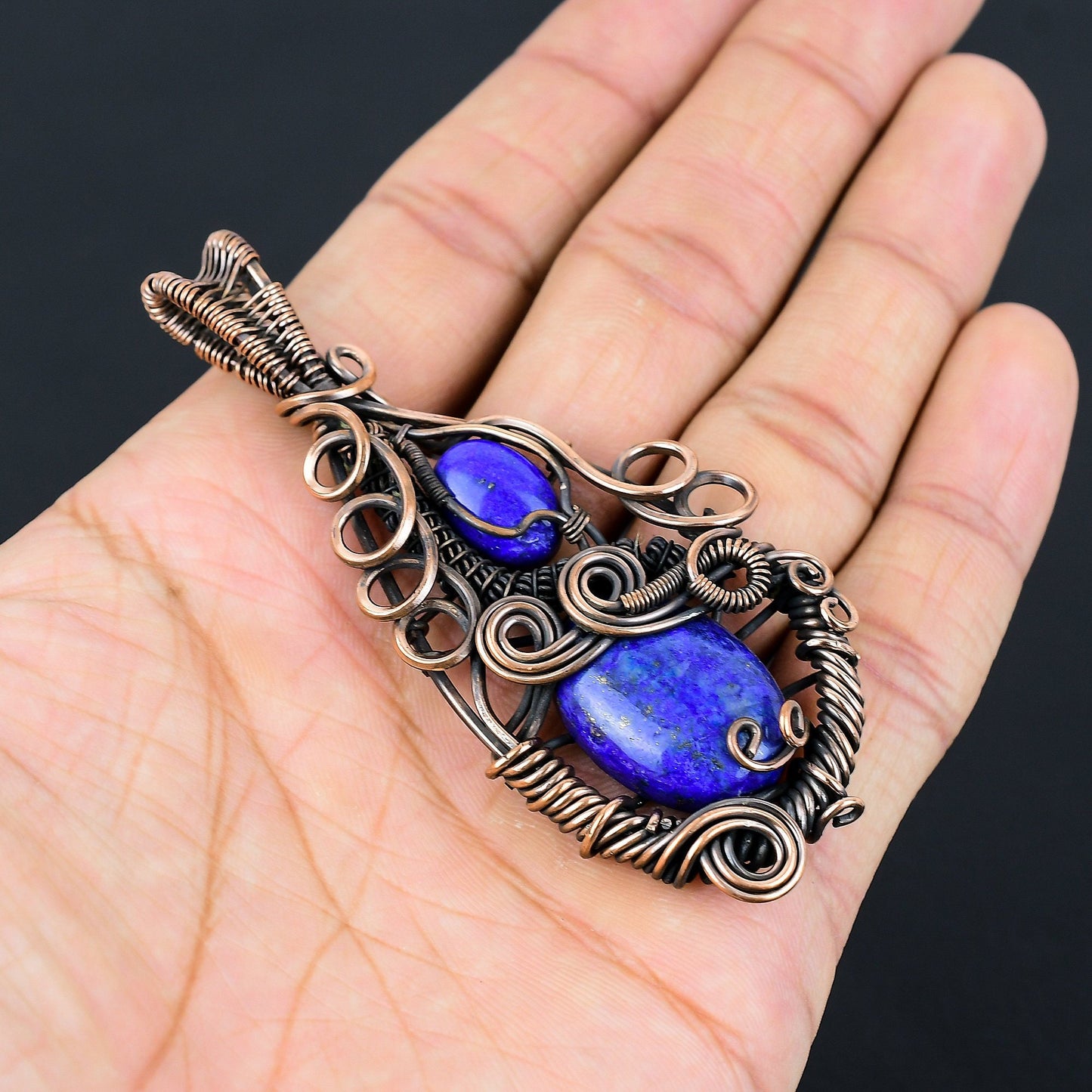 Blue Lapis Lazuli Gemstone Pendant