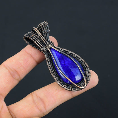 Blue Sapphire Gemstone Pendant