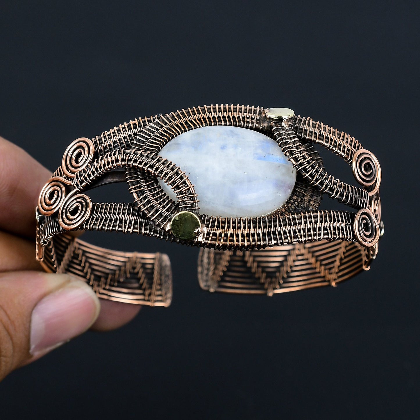 Rainbow Moonstone Gemstone Bracelet