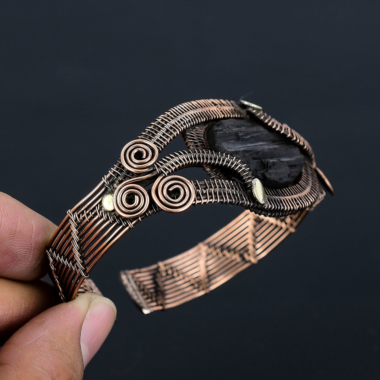 Black Tourmaline Gemstone Bracelet