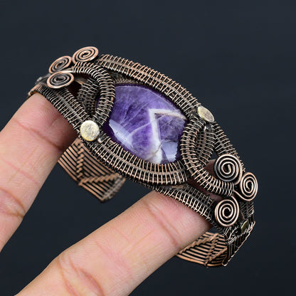 Purple Amethyst Gemstone Bracelet