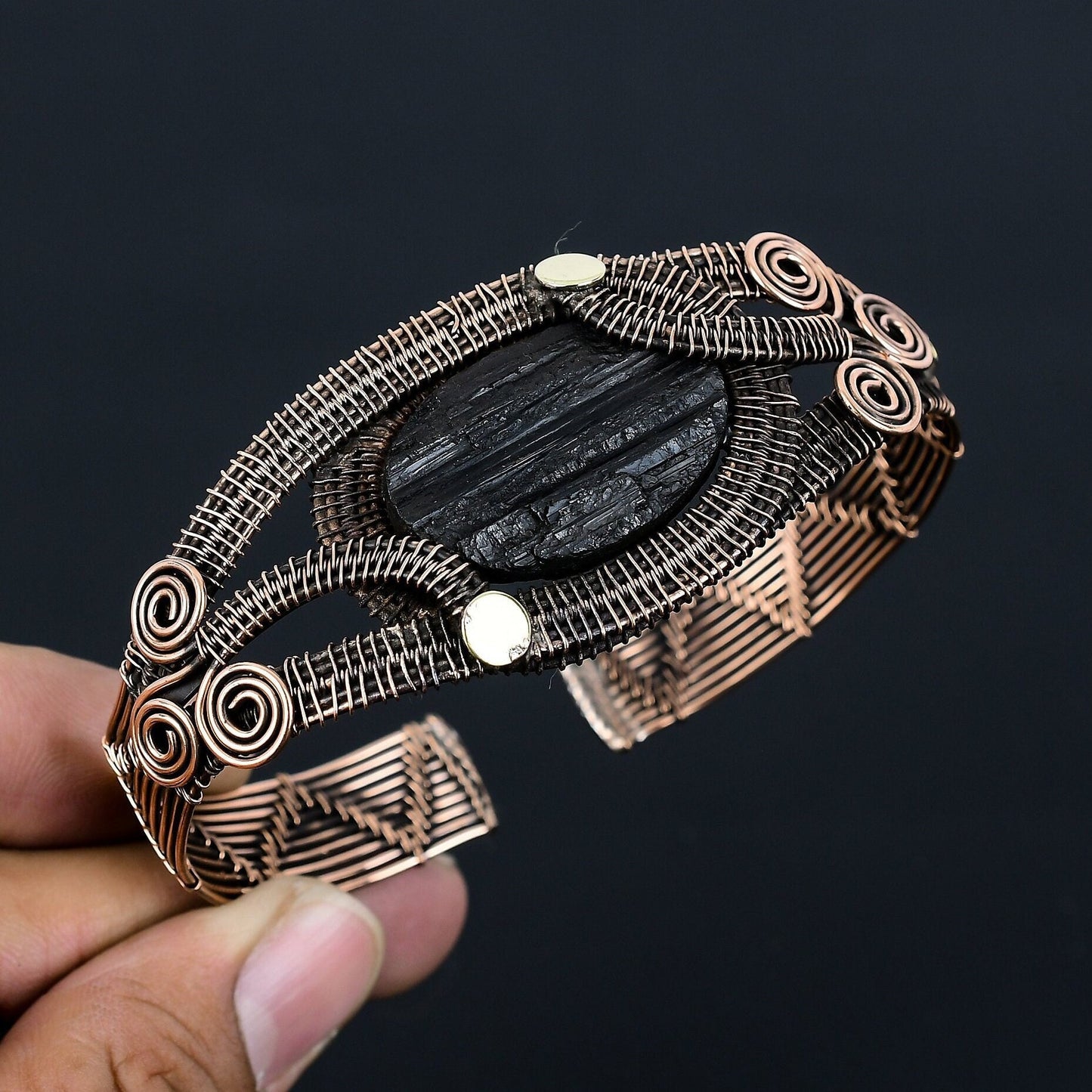 Black Tourmaline Gemstone Bracelet
