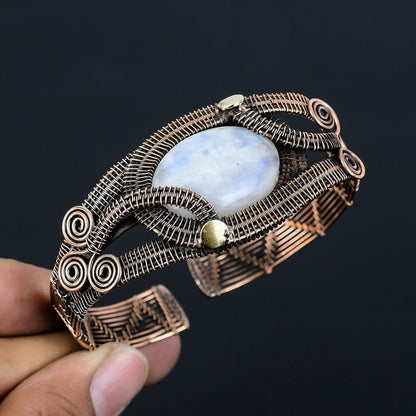 Rainbow Moonstone Gemstone Bracelet