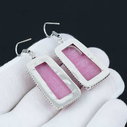 Pink Monalisa Gemstone Earrings