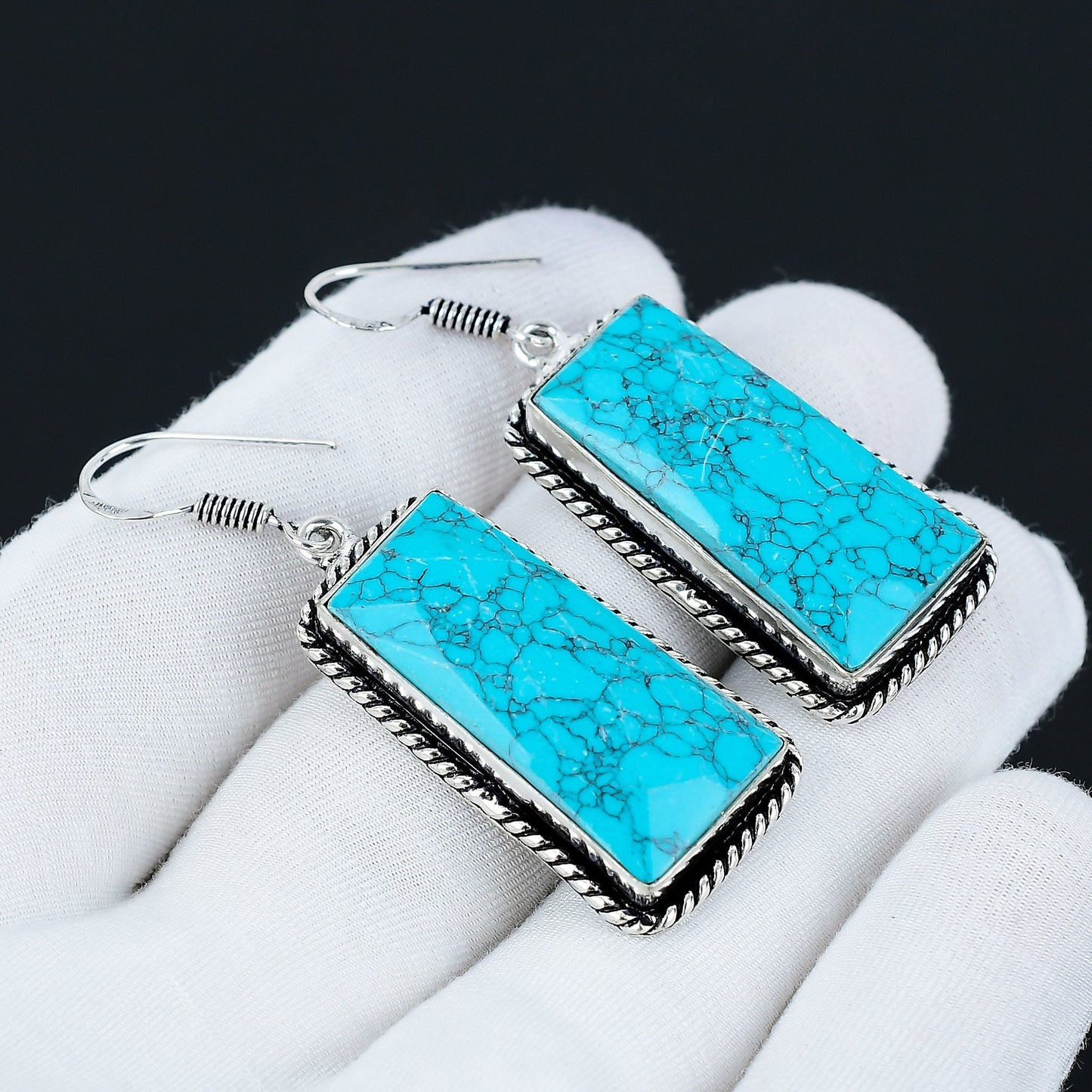 Turquoise Gemstone Earrings
