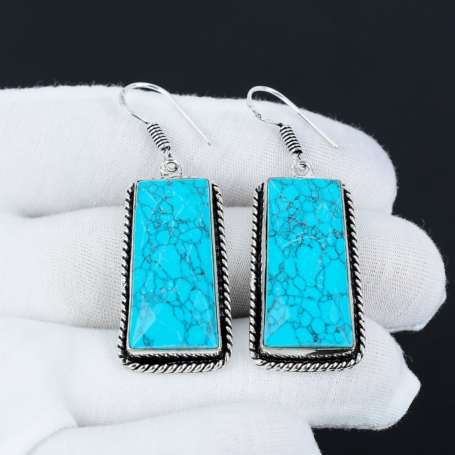 Turquoise Gemstone Earrings