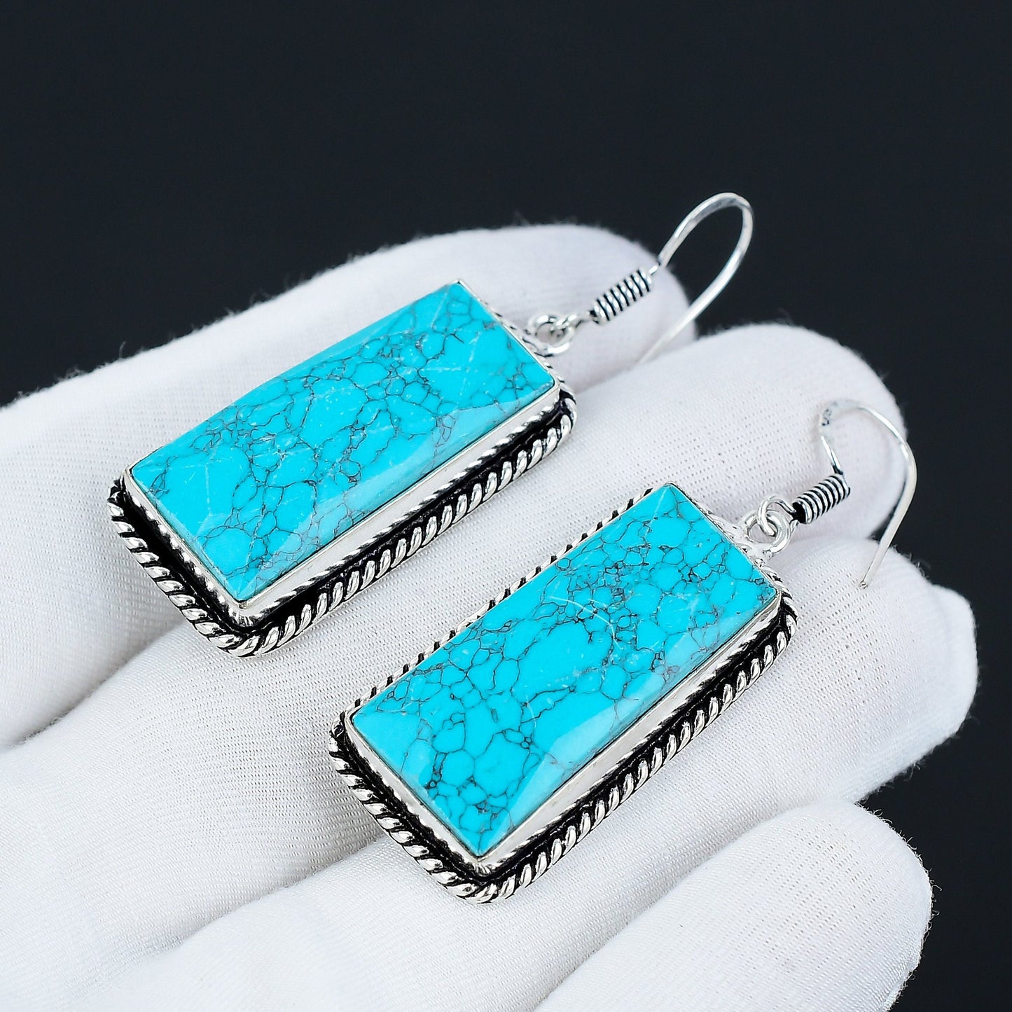 Turquoise Gemstone Earrings