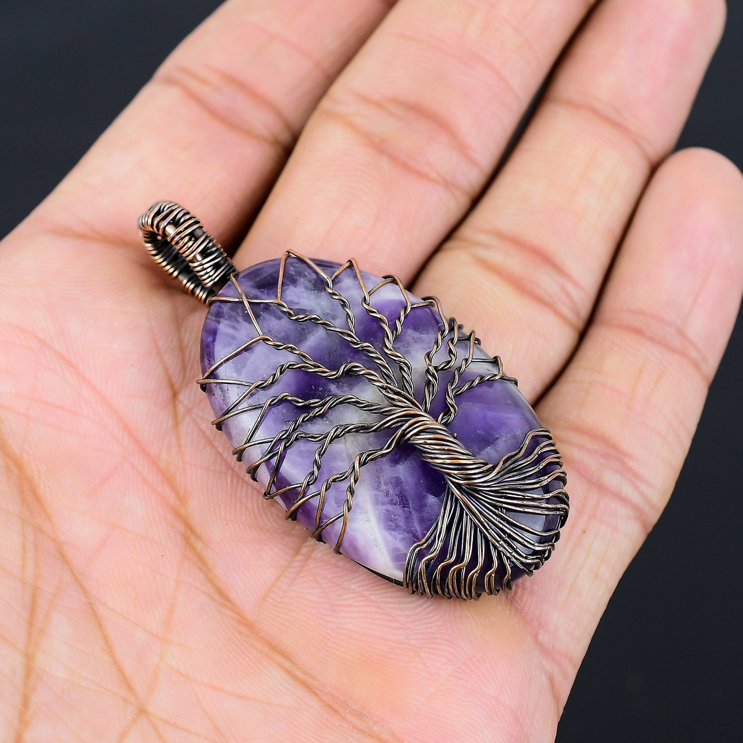 Purple Amethyst Gemstone Pendant