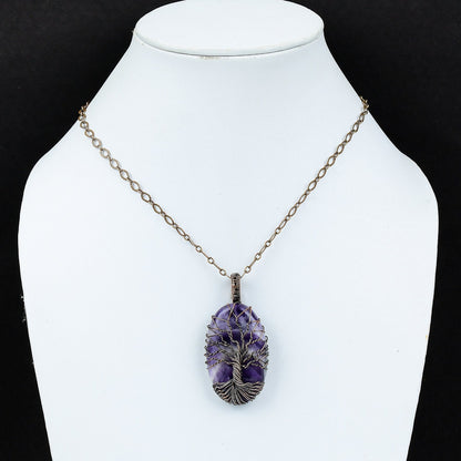 Purple Amethyst Gemstone Pendant