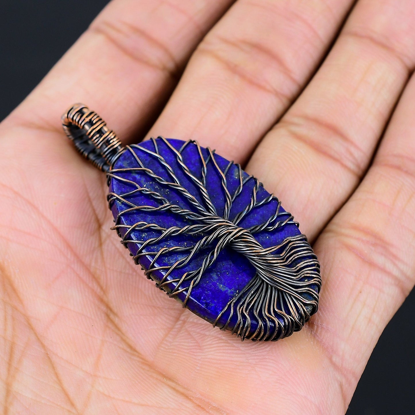 Blue Lapis Lazuli Gemstone Pendant