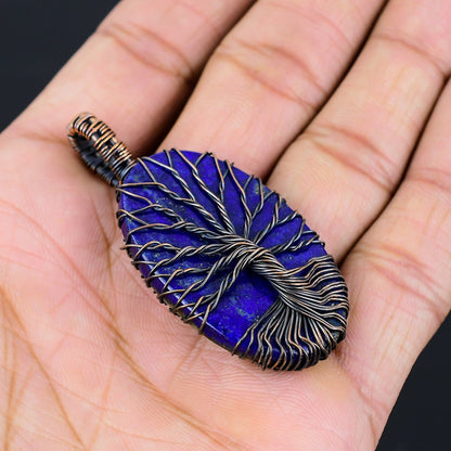 Blue Lapis Lazuli Gemstone Pendant