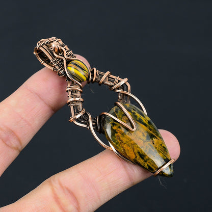 Golden Tiger Eye Gemstone Pendant