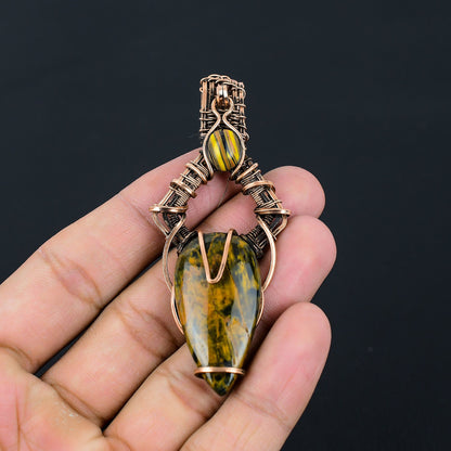 Golden Tiger Eye Gemstone Pendant