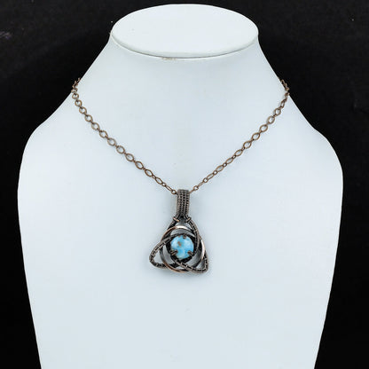 Blue Larimar Gemstone Pendant