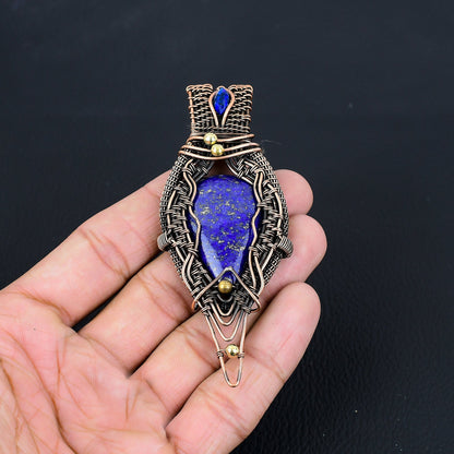 Blue Lapis Lazuli Gemstone Pendant