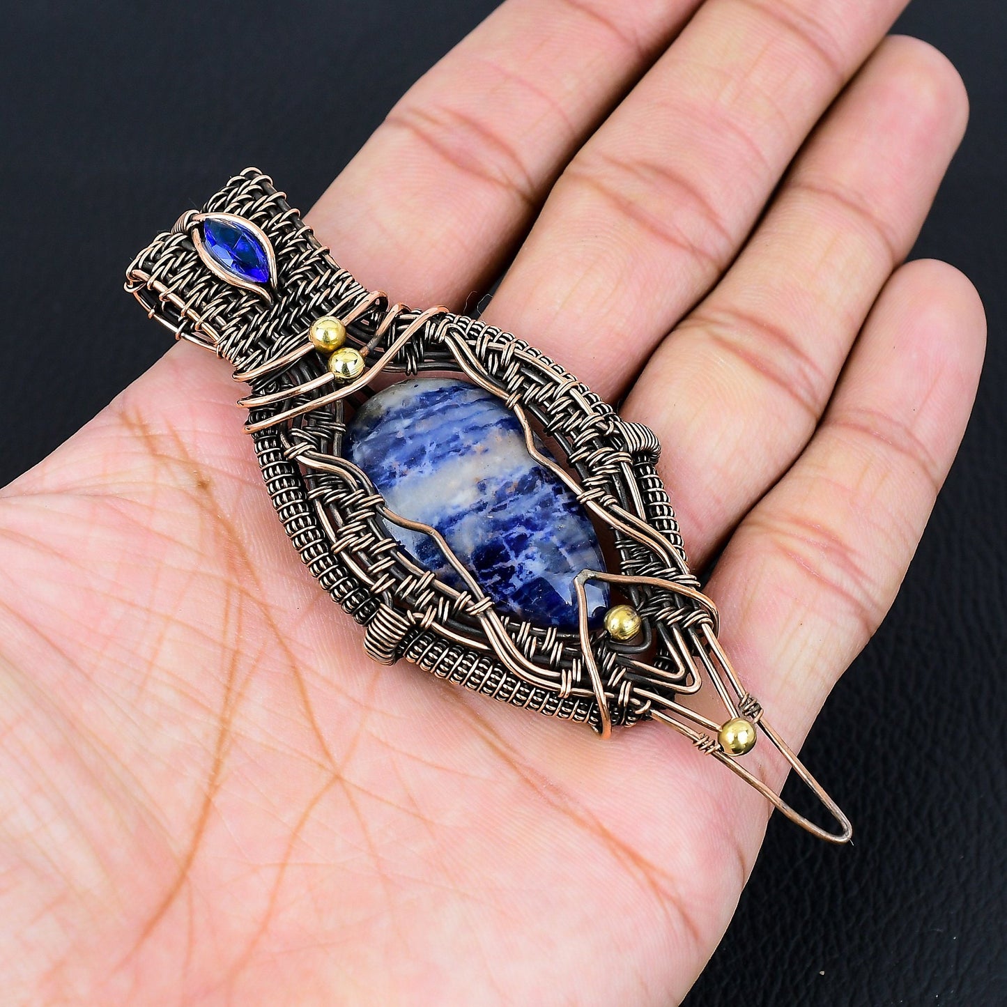 Blue Sodalite Gemstone Pendant