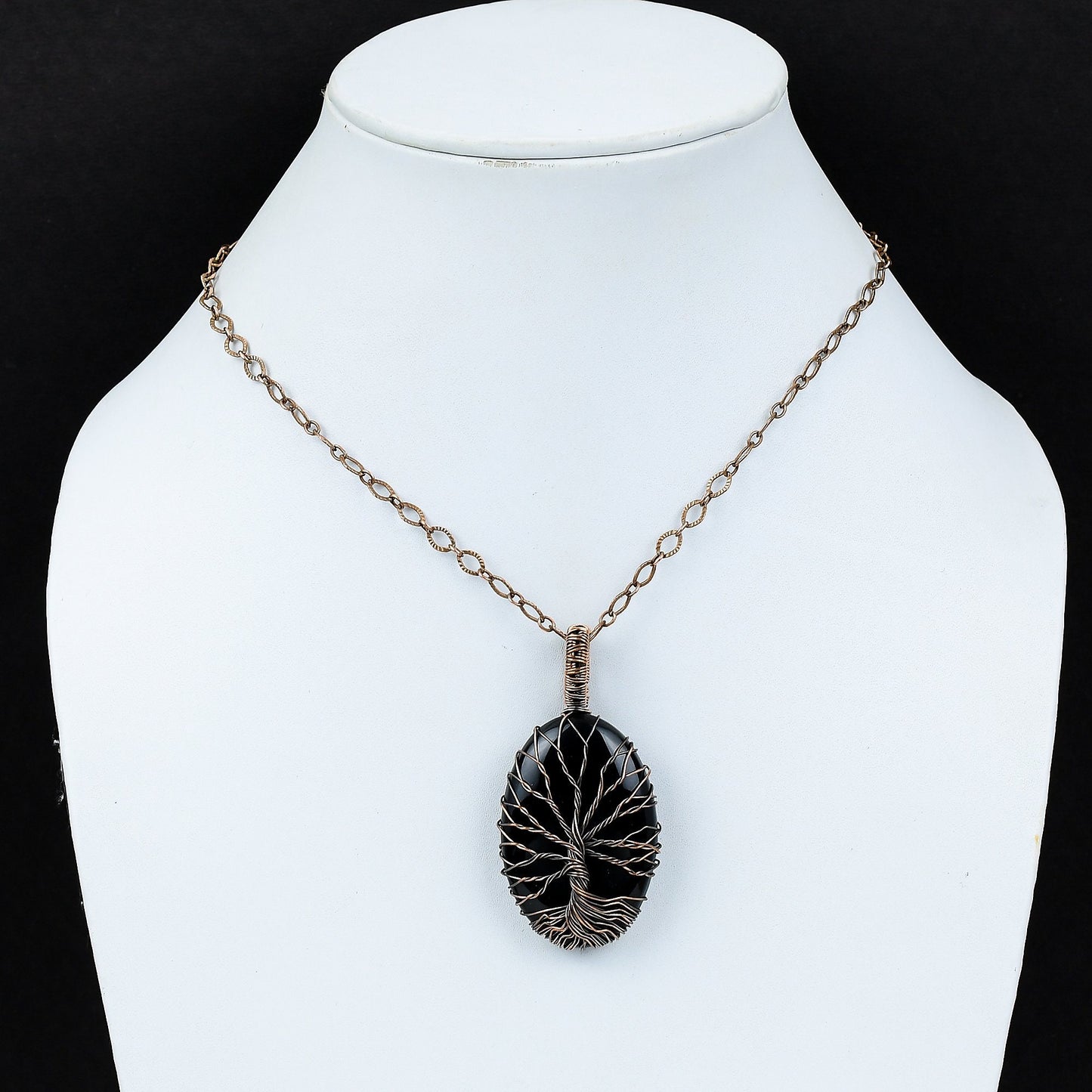 Black Onyx Gemstone Pendant