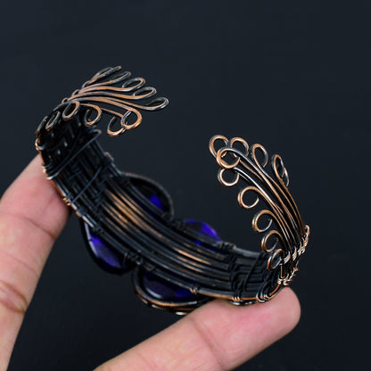 Blue Labradorite Gemstone Cuff