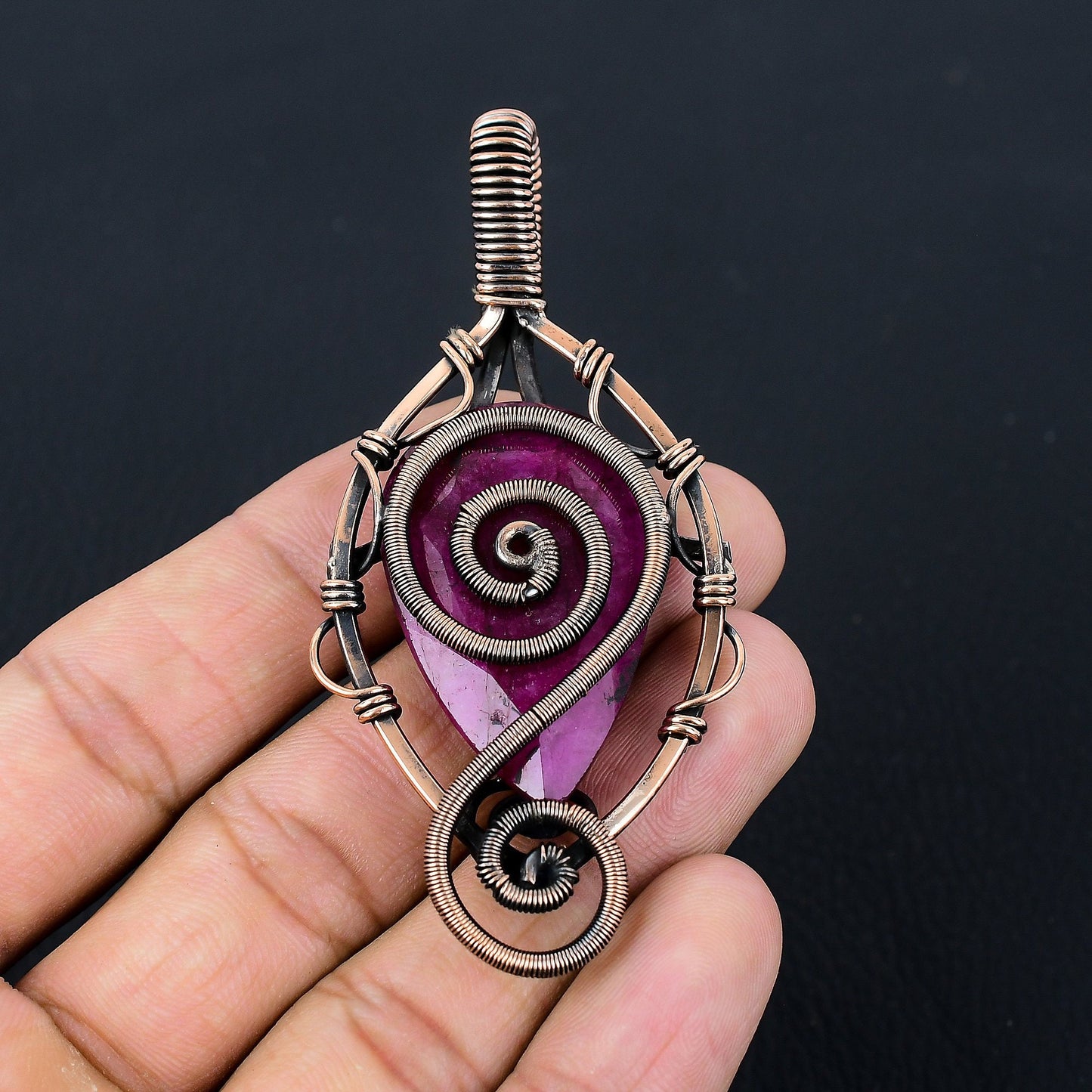 Red Ruby Gemstone Pendant
