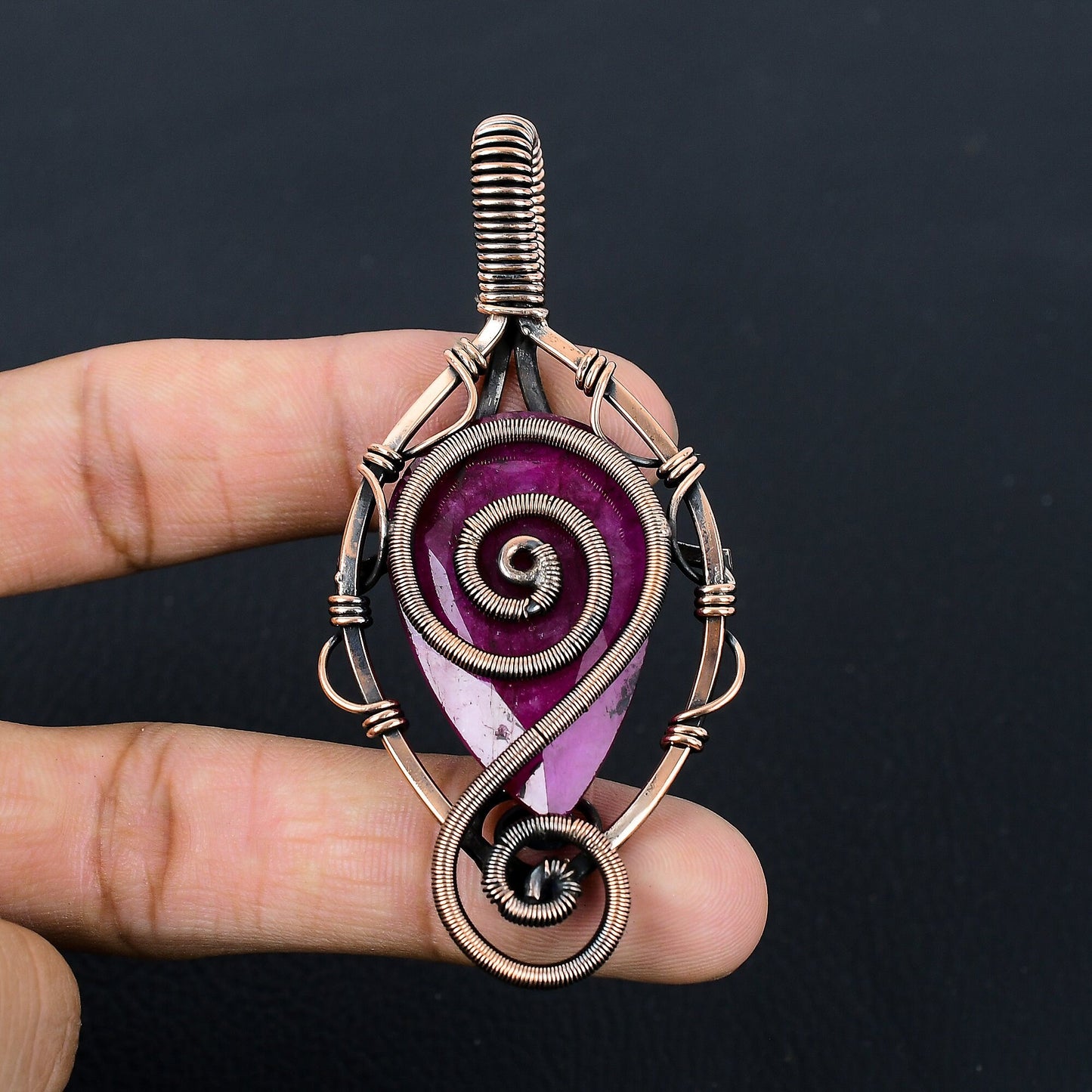Red Ruby Gemstone Pendant