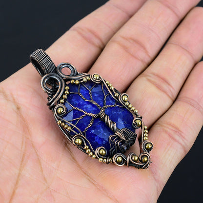 Blue Sapphire Gemstone Pendant