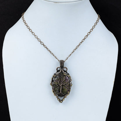 Purple Purpurite Gemstone Pendant