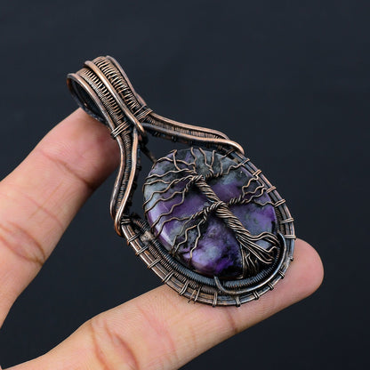 Purple Amethyst Gemstone Pendant