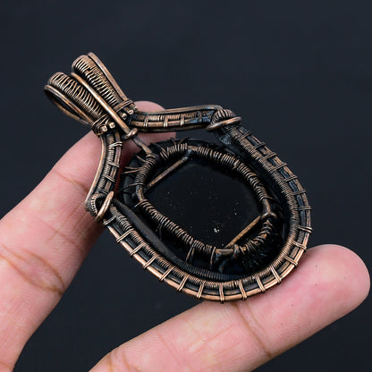 Black Onyx Gemstone Pendant