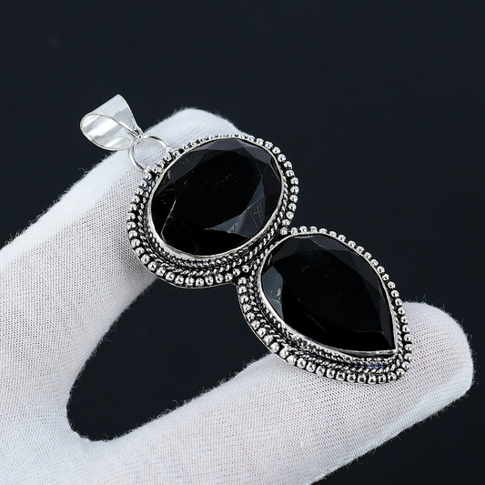 Black Spinel Gemstone Pendant