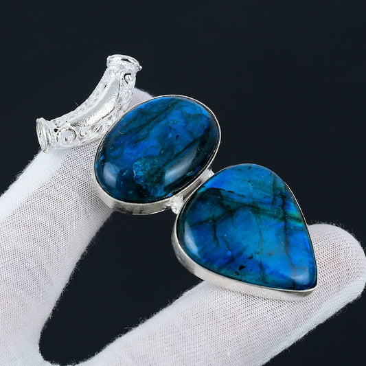 Blue Labradorite Gemstone Pendant